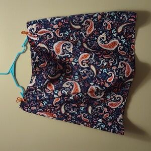 Talbot's sz 20 paisley short skirt